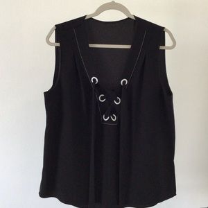 Black Sleeveless top